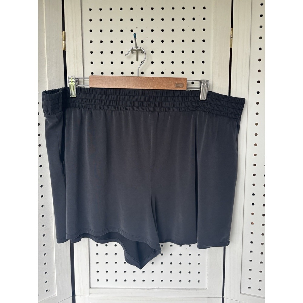 Express Women's Shorts XL Pockets Soft Black Elastic Waistband Lounge Modal